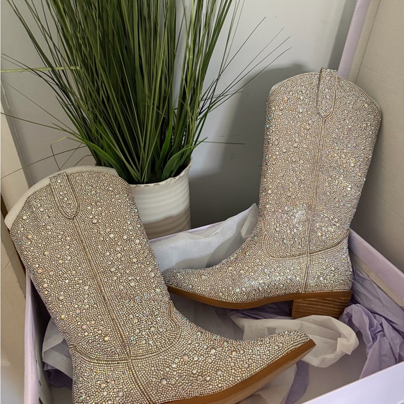 Steve Madden Shoes - Sparkly Cowboy Boots